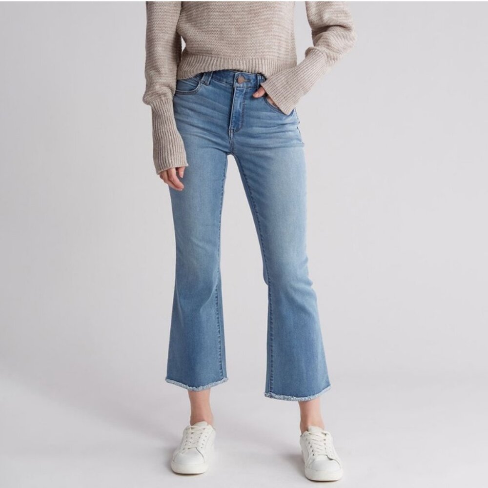 'Ab'Tech High Waist Crop Bootcut Jeans Sz 4